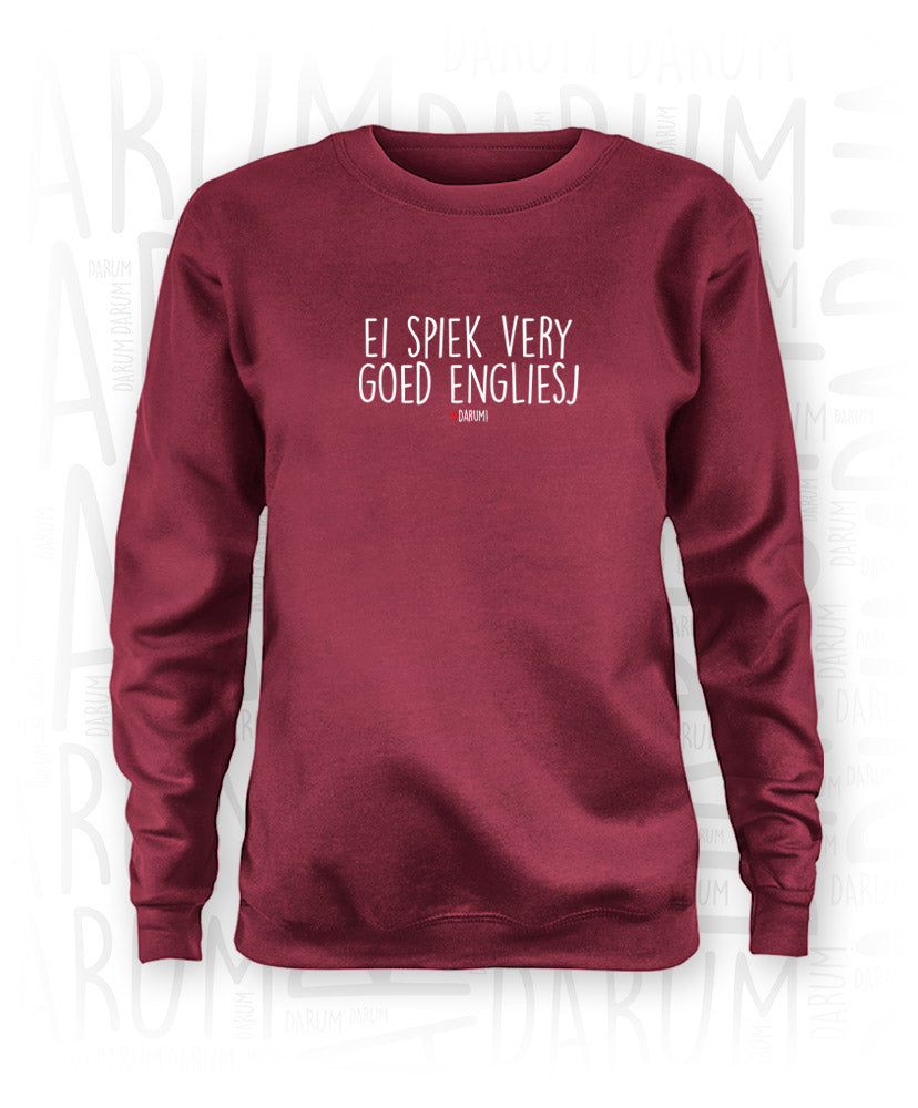 Ei spiek very goed engliesj - Sweater