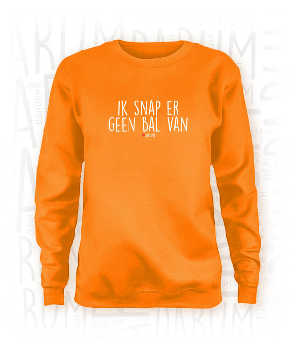 OUTLET - Ik snap er geen bal van - Sweater